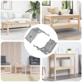 vidaXL Suport 2 pcs Zincat 106 x 55 x 1,5mm Oțel 864586