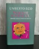 Umberto Eco - &Icirc;nainte ca Racul (Eseu, Editie de Colectie) 398 pagini