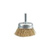 Perie cupa din sarma cu tija 75 mm Vorel 06988