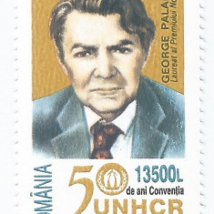 Romania, LP 1554/2001, 50 ani - Conventia ONU privind Statutul Refugiatilor, MNH