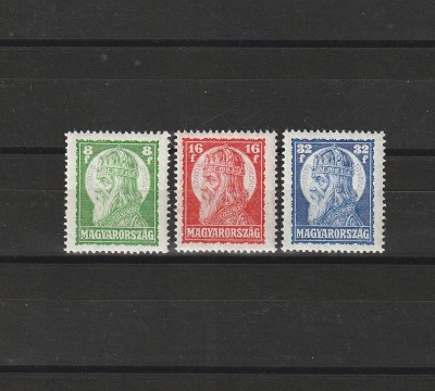 Szent Istvan I (Sfantul Stefan I) LP486-488 Ungaria 1928 foto