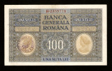 ROMANIA 100 Lei BGR 1917 VF+. Banca Generala Romana. Stampila de Sibiu. Ft rara