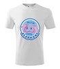 Tricou Personalizat Alb cu Elefant Dragalas , Design Amuzant pentru Barbati
