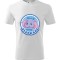 Tricou Personalizat Alb cu Elefant Dragalas , Design Amuzant pentru Barbati