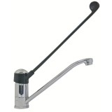 Baterie profesionala cu maner ABS Friulana, Teava 22 cm, Fabricata in Italia, Otel inox