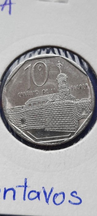 CUBA 10 CENTAVOS 1999 AUNC
