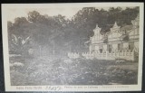Carte postala, Baile Felix, partea de parc cu cafenea, perioada interbelica