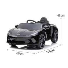 Masinuta electrica 12V cu roti EVA si scaun din piele Mclaren MGT