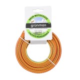 Fir motocoasa Grunman FTIF-15-3.0PRO Tricolor, profil patrat, PVC, 3 mm x 15 m
