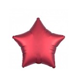 Balon Folie Satin Stea Rosie - 45 cm