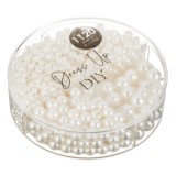 Perle albe decorative pentru proiecte DIY și decoruri, CMCLASS