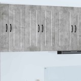 vidaXL Dulap de bucătărie Gri din beton 60 x 31 x 80 cm Lemn compozit 884697
