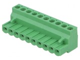 Regletă de conexiuni deconectabilă 10 piste 5,08mm, TE Connectivity