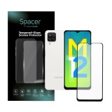 FOLIE STICLA Spacer pentru Samsung Galaxy M12, grosime 0.3mm, acoperire totala ecran, strat special anti-ulei si anti-amprenta, Tempered Glass, sticla
