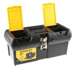 Cutie de scule Stanley 16 inch cu inchidere metalica si organizatoare