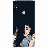 Husa silicon pentru Xiaomi Mi Max 3, Simple Girl