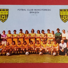 Foto fotbal - FCM BRASOV (anul 1979)