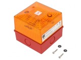 Semnalizator Luminos Flash Ambră FL40 230VAC IP65