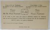 INVITATIE LA CUNUNIA RELIGIOASA , FORMAT CARTE POSTALA , 1937