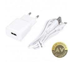 Incarcator Retea Cu Cablu microUSB MaXlife MXTC-01 10.5W 2.1A 1 x USB-A Alb