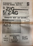 Zig Zag Magazin nr. 13 Almanah 1990 Dimensiune 24x30 cm Limba Romana Coperti Brosate Stare Buna