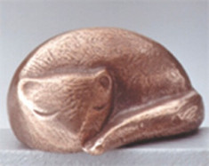 Statueta bronz &amp;quot;Pisica somnoroasa&amp;quot; foto