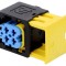 Conector automotive mufa mamă pe cablu PIN 4 albastră IP67