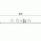 Senzor de avertizare,uzura placute de frana PORSCHE CAYENNE (92A) (2010 - 2016) BOSCH 1 987 474 569