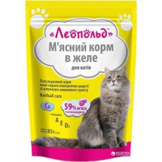 Hrana Umeda Pentru Pisici, Carne In Jeleu-Hairball Care, 100 g