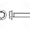 Surub M4, otel inoxidabil A2, 12mm, cap hexagonal, BOSSARD, 1344560