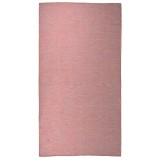 Cumpara ieftin Covor de exterior, rosu, 80x150 cm, tesatura plata