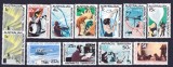 DB1 Fauna Pinguin Cercetare Terit. Antarctice Australia 1966 AAT 11 v. + 1 MNH, Nestampilat