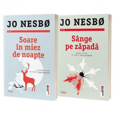 Pachet de 2 carti Soare si Sange pe zapada autor Jo Nesbo