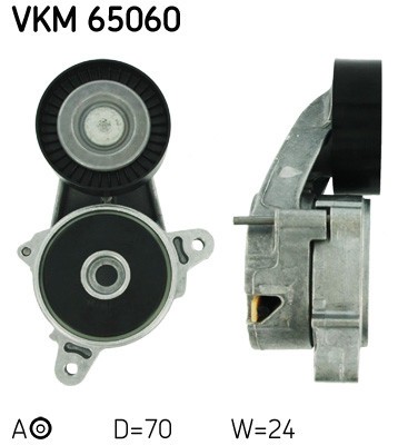 SKF VKM 65060 rola intinzator,curea transmisie foto