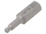 Capăt șurubelniță imbus sferic HEX 7/64 25mm