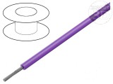 Cablu litat 20AWG TFE violet 600V 30m 1x20AWG