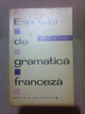 Exercitii de gramatica franceza - AURELIAN TANASE foto