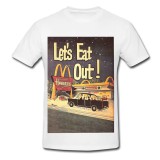 Tricou &quot; Let&#039;s Eat Out! &quot;