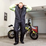 Combinezon moto impermeabil W-TEC Smedava, unisex, reflectorizant