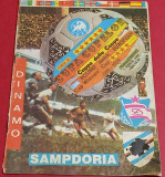 Program meci fotbal DINAMO Bucuresti-SAMPDORIA (Cupa Cupelor 01.03.1989)