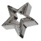 Set 5 forme decupatoare in forma de stea, pentru biscuiti, 9 cm, 511COF