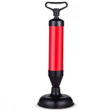Pompa pentru desfundat chiuvete si obiecte sanitare, 2 adaptoare, 37 cm
