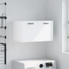 VidaXL Dulap de perete, alb, 60x36,5x35 cm, lemn prelucrat 830036