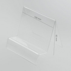 Suport / Stand prezentare Smarphone / Tableta, Plexiglas 100mm