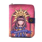 Portofel mic din piele Santoro Gorjuss indiferent de vreme - Raza de lumina, 10 x 13 x 3,5 cm