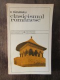 D. PACURARIU - CLASICISMUL ROMANESC