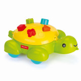 Broasca testoasa cu forme Fisher Price, 10 forme viu colorate,13.5 x 39 x 25.5 cm, 1 an+