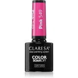 Claresa SoakOff UV/LED Color Balloon Journey lac de unghii sub forma de gel culoare Pink 549 5 g