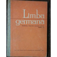 LIMBA GERMANA -MANUAL PENTRU CLASA A IX-A