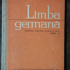 LIMBA GERMANA -MANUAL PENTRU CLASA A IX-A